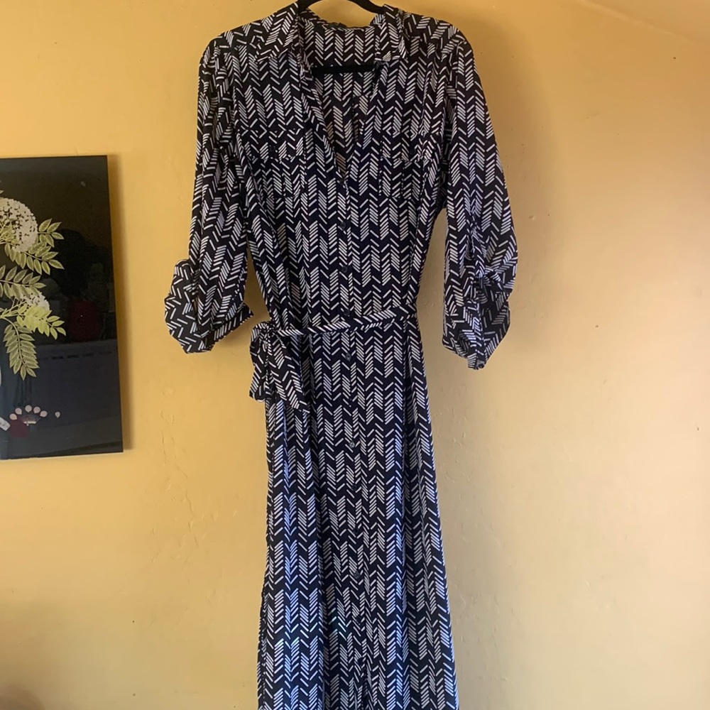 Collared Button Down Dress